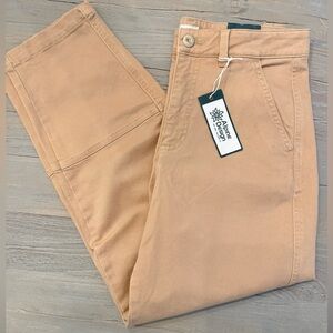 Alpine Design Women's Barrel Pant Sahara Sand Relaxed Leg Cropped Size-6 NWT